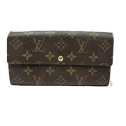 Pre-owned Canvas wallets Louis Vuitton Vintage , Brown , Dames