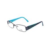 Blauwe Metalen Montuur Damesbril Emilio Pucci , Blue , Dames