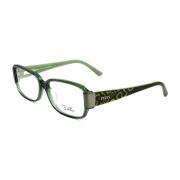 Olijf Plastic Frame Bril Emilio Pucci , Green , Dames