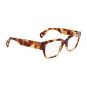 Bruine Acetaatframebril Lanvin , Brown , Dames