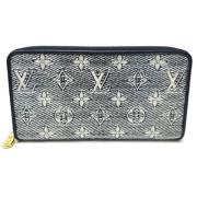 Pre-owned Fabric wallets Louis Vuitton Vintage , Blue , Dames