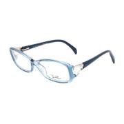 Blauwe Plastic Frame Bril Emilio Pucci , Blue , Dames