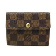 Pre-owned Canvas wallets Louis Vuitton Vintage , Brown , Unisex