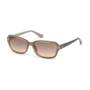 Gradient Brown Zonnebril voor Vrouwen Guess , Beige , Dames