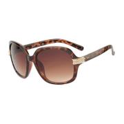 Bruine Resin Zonnebril met Degraded Lenzen Guess , Brown , Dames