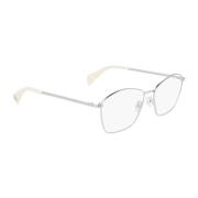 Grijze Metalen Frame Damesbril Lanvin , Gray , Dames