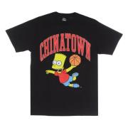 The Simpsons Zwart Tee Korte Mouw Market , Black , Heren