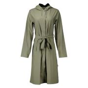 Groene Regenjas A-Line Longer Stijl Rains , Green , Dames