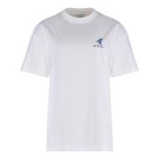 Maxi Print Logo T-Shirt Off White , White , Dames