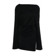 Zwarte Elegante Jurk voor Vrouwen Jacquemus , Black , Dames