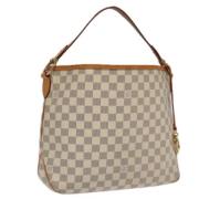 Pre-owned Canvas louis-vuitton-bags Louis Vuitton Vintage , White , Da...