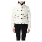 Stijlvolle Bomberjack Moncler , White , Dames