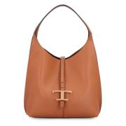 Kleine leren schoudertas Tod's , Brown , Dames