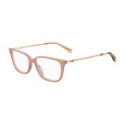 Multicolor Acetaat Frames Brilmodel Love Moschino , Beige , Dames