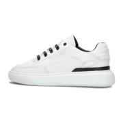 Heren Witte Lage Top Sneakers Cycleur de Luxe , White , Heren