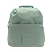 Md20 Zachte Rugzak met Ritssluiting Mandarina Duck , Green , Dames