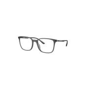 Brilmontuur met vierkant frame en dunne pootjes Emporio Armani , Gray ...