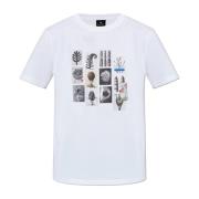 T-shirt met print PS By Paul Smith , White , Heren