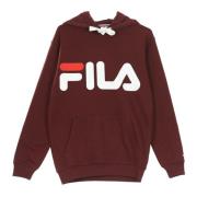 Klassieke Logo Hoody Sweatshirt in Tawny Port Fila , Brown , Heren