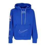 City Edition Courtside Fleece Hoodie Nike , Blue , Heren