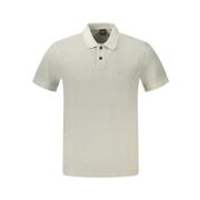 Grijze katoenen poloshirt voor mannen Hugo Boss , Gray , Heren