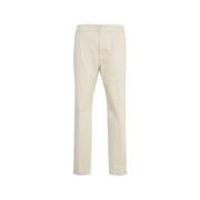 Witte Tapered Fit Broek Mitte Cruna , Beige , Heren