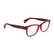 Rode Acetaatframebril voor vrouwen Lanvin , Red , Dames