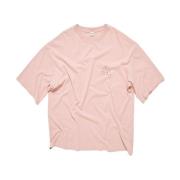 Logo Print Katoenen T-shirt Cycle , Pink , Heren