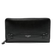 Zwarte Portemonnees voor Mannen Dolce & Gabbana , Black , Dames