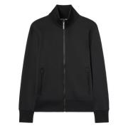 Gebogen Logo Track Jacket in Zwart Palm Angels , Black , Dames