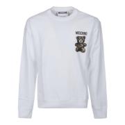 Schattige Beer Sweater Moschino , White , Heren