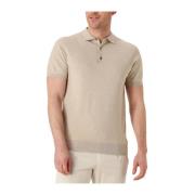 Heren Polo & T-shirts Korte Mouw Profuomo , Beige , Heren