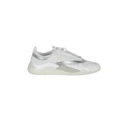 Sneakers van leer en suède met mesh Vic Matié , White , Dames