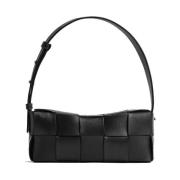 Kleine Baksteen Cassette Tas Vrouwen Bottega Veneta , Black , Dames