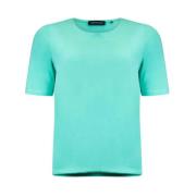 O-Neck T-shirt Blouson Roberto sarto , Green , Dames