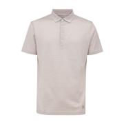 Polo met korte mouwen en slim fit Corneliani , Beige , Heren