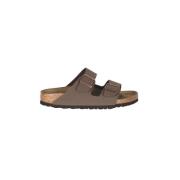 Arizona Mocca Sandal Birkenstock , Brown , Dames