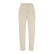 Beige Broek met Klassieke Vijf Zakken Brunello Cucinelli , Beige , Dam...