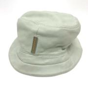 Pre-owned Leather hats Louis Vuitton Vintage , Gray , Dames