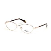 Gouden metalen monturen met UV-filter Guess , Yellow , Unisex