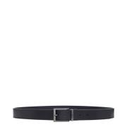 Verstelbare gesp Riem - Effen patroon Emporio Armani , Blue , Heren