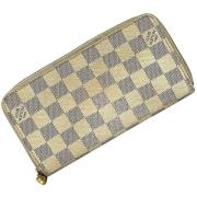 Pre-owned Canvas wallets Louis Vuitton Vintage , Gray , Dames