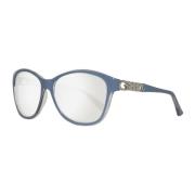 Stijlvolle Blauwe Zonnebril met UV-bescherming Guess , Blue , Dames