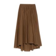 Bruine Rok Elegante Moderne Vrouwelijke Stijl Philosophy di Lorenzo Se...