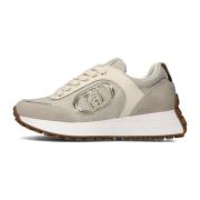 Beige Suède Sneakers voor Vrouwen Liu Jo , Gray , Dames