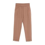 Bruine Broek met Trekkoord en Zakken Liu Jo , Brown , Dames