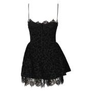 Zwarte jurken met verstelbare bandjes For Love & Lemons , Black , Dame...