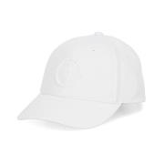 Witte Katoenen Hoed met Klep Stone Island , White , Heren