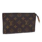 Pre-owned Canvas pouches Louis Vuitton Vintage , Brown , Dames