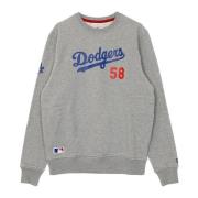 Dodgers Script Crew Sweatshirt New Era , Gray , Heren